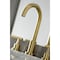 Kingston Brass FSC8923CML Manhattan Widespread Bathroom Faucet W/ Brass Pop-Up, Brass FSC8923CML - alternate 3